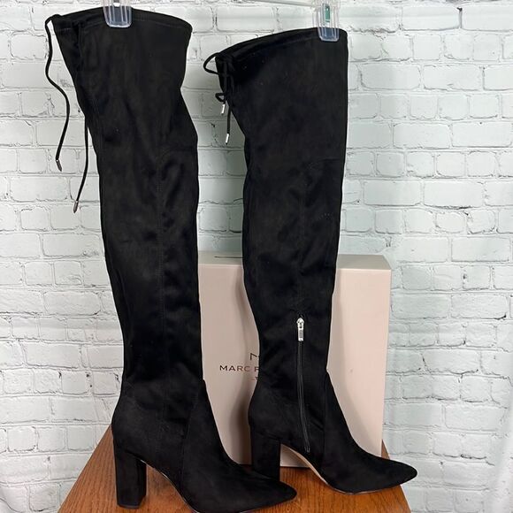 MARC FISHER Okun Over The Knee Boots Size 9.5 - Picture 1 of 7